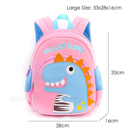 3D Dinosaur School Backpacks