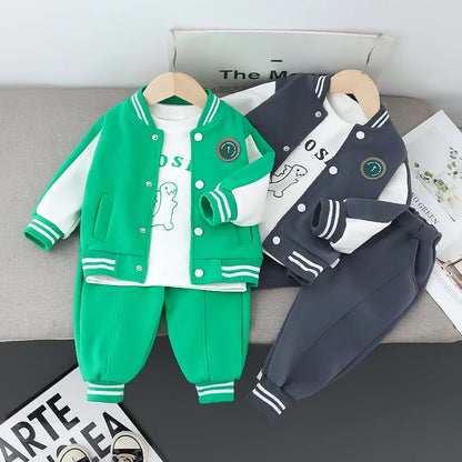 Children 3Pcs Casual Sportswear