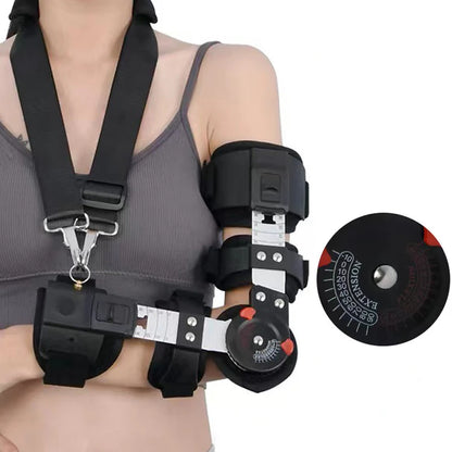 Elbow and shoulder arm sling brace, left or right