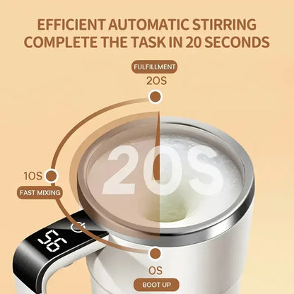 Smart mixing coffee cup