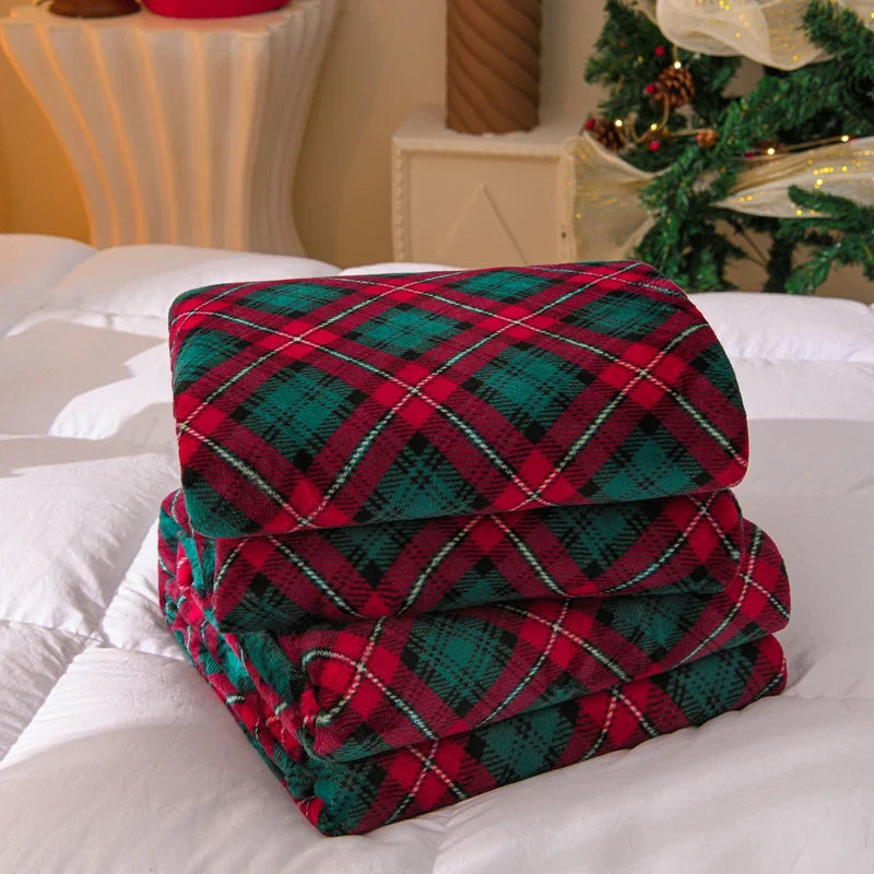 Christmas flannel blanket, view 15