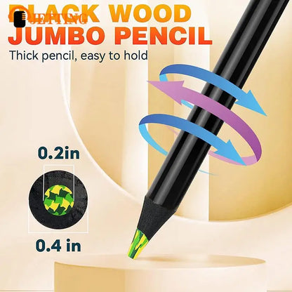 1Pcs Concentric Rainbow Pencil