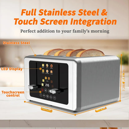 4 Slice Touchscreen Bread Toaster