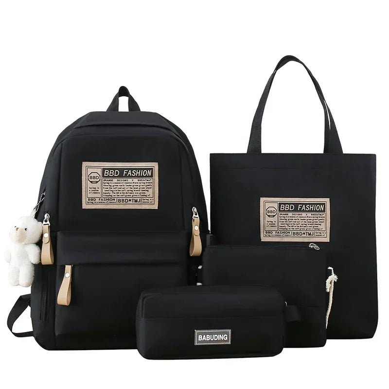 Trendy Nylon Lightweight Multifunctional Backpack