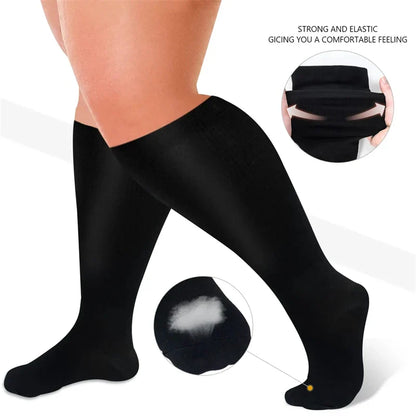 Unisex Plus Size Compression Socks