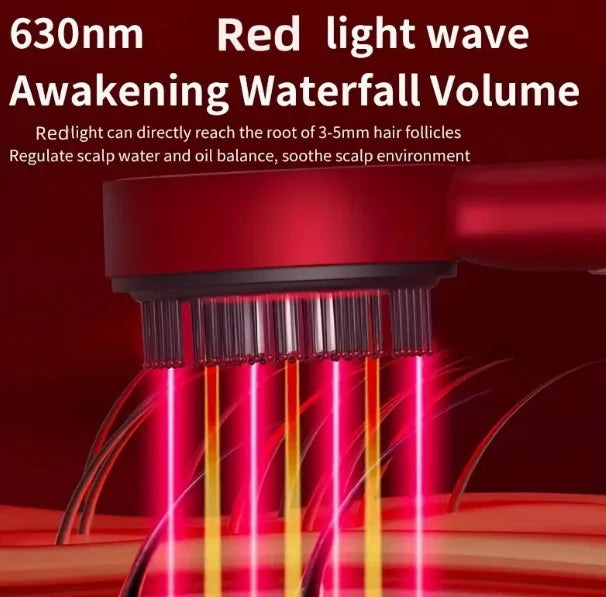 Electric Scalp Massager with Red Light