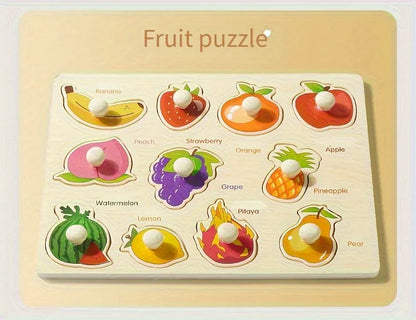 Montessori geometry puzzle board