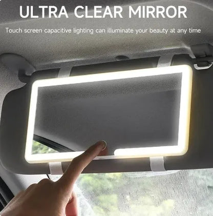 Car LED Makeup HD Mirror