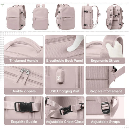Vacuum compression backpack, view 4