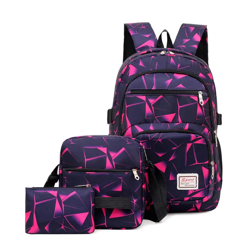 3pcs/ backpack set