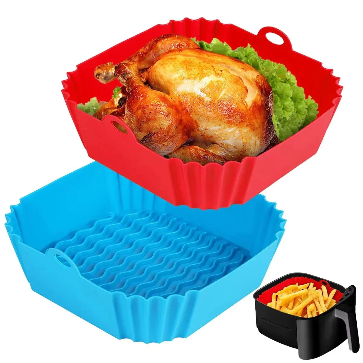 Silicone Air Fryer Pot Tray
