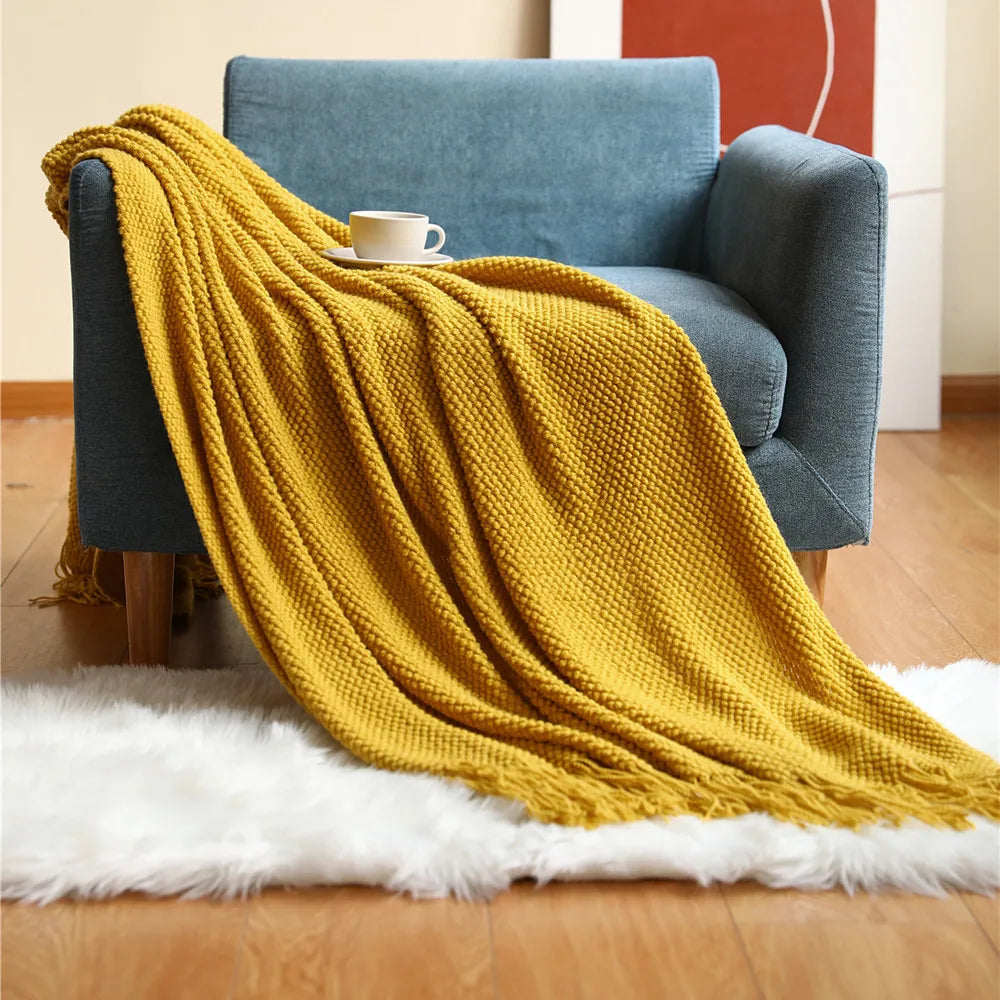 Decorative Knitted Blanket