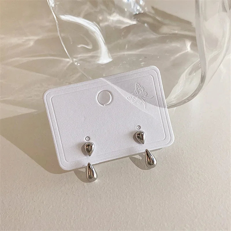 Water Drop Stud Earrings
