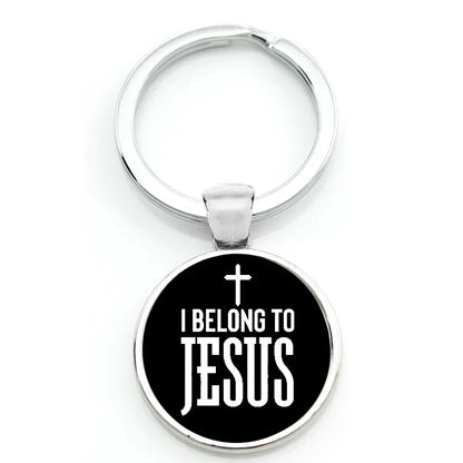 Keychain With Printed Bible Quote