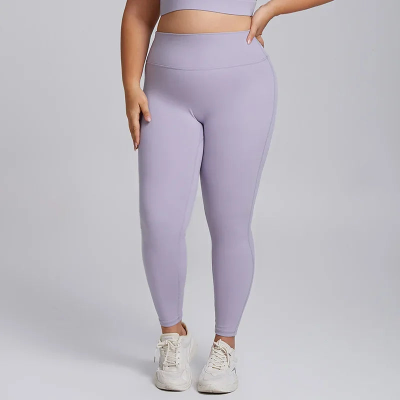 Plus Size High Stretch Yoga Leggings - MONLANE
