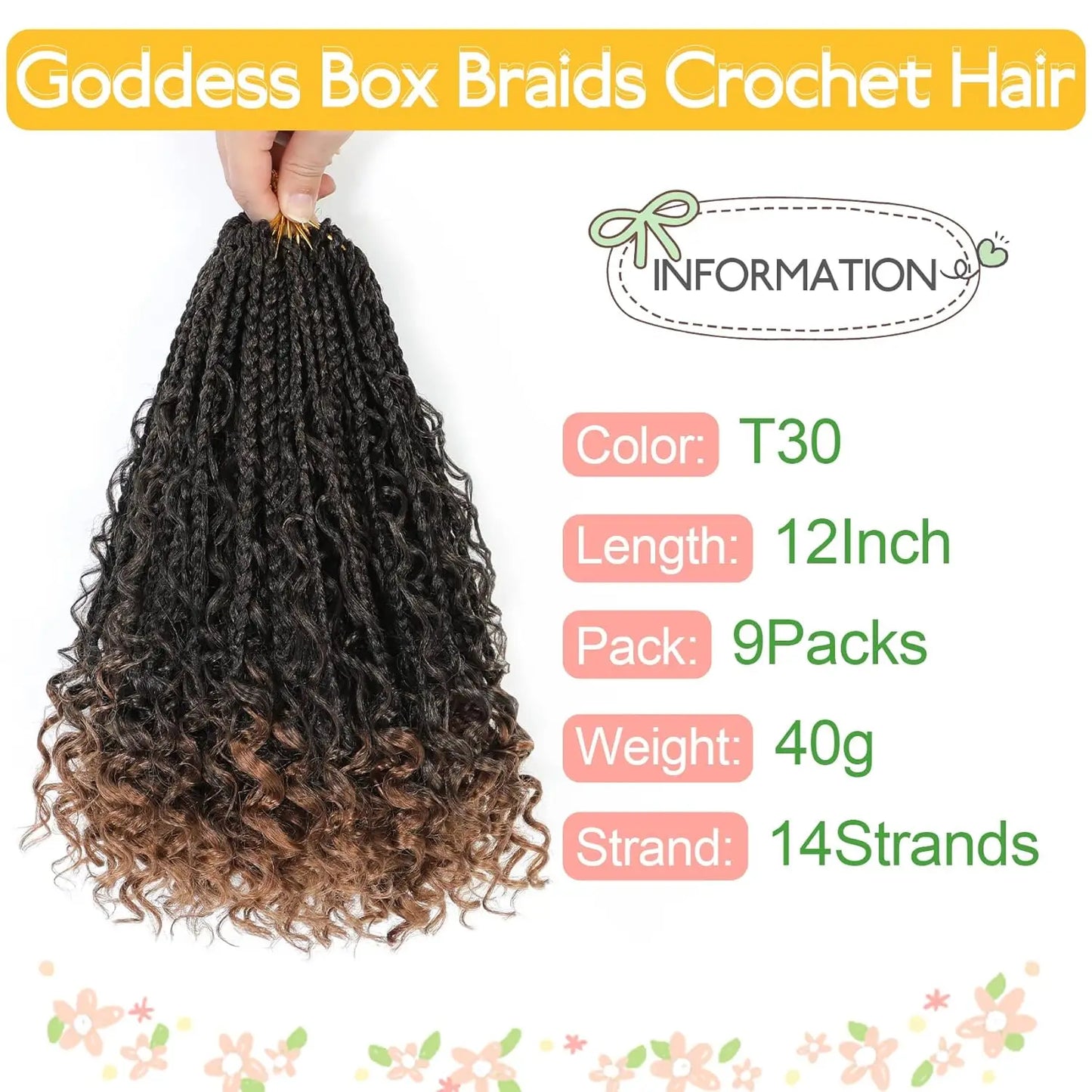 Synthetic Goddess Box Braids