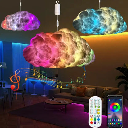 3D Thunder Cloud LED Ambient Light