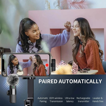 Wireless Lavalier Mic for iPhone