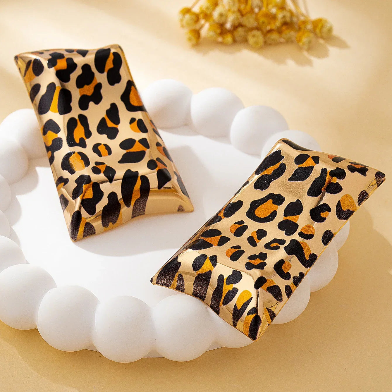 A Pair of Fashionable Women's Earrings