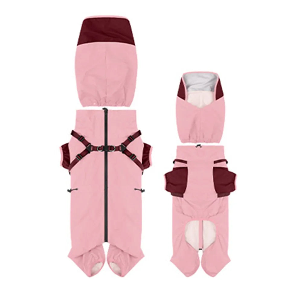 Waterproof Reflective Dog Raincoat