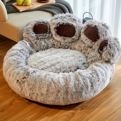 Bear-Paw Fluffy Pet Sofa Bed