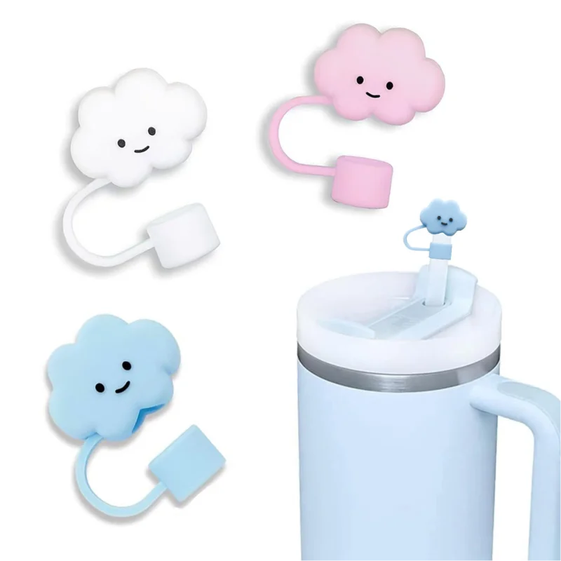 Cute Clouds silicone Straw Covers