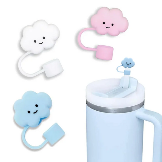 Cute Clouds silicone Straw Covers