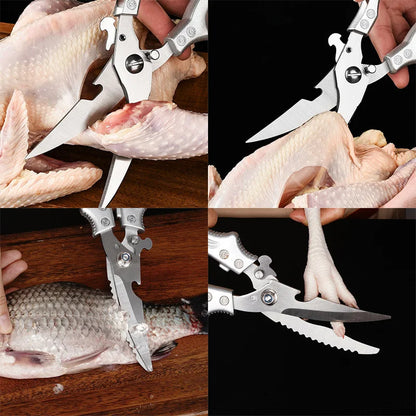 Can Open Bottle Chicken Bone Scissors