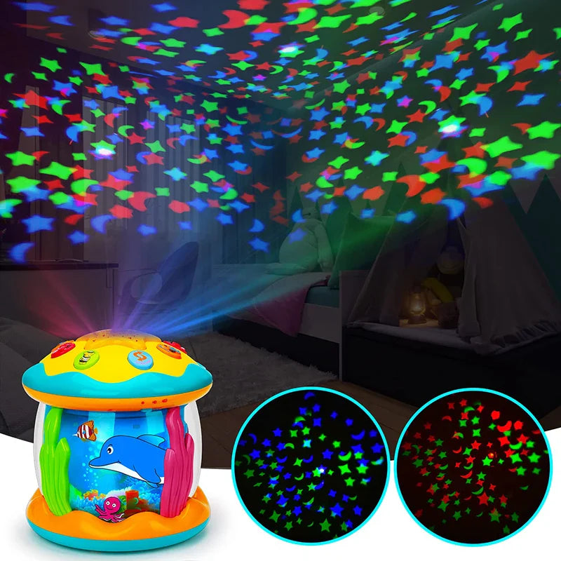 Ocean Light Rotary Projector Musical Toy