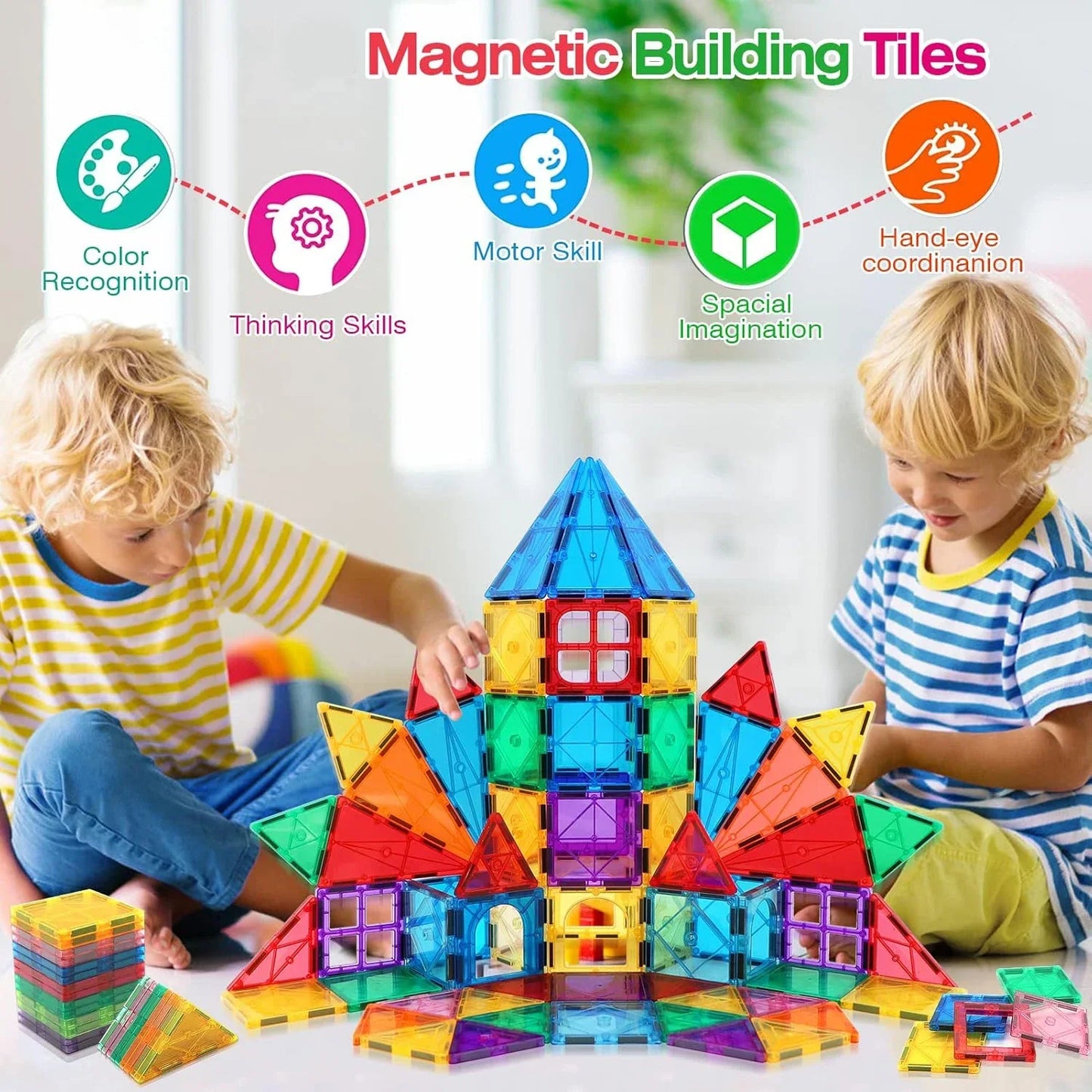STEM Learning Magnet Construction Set