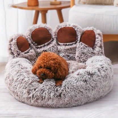 Bear-Paw Fluffy Pet Sofa Bed