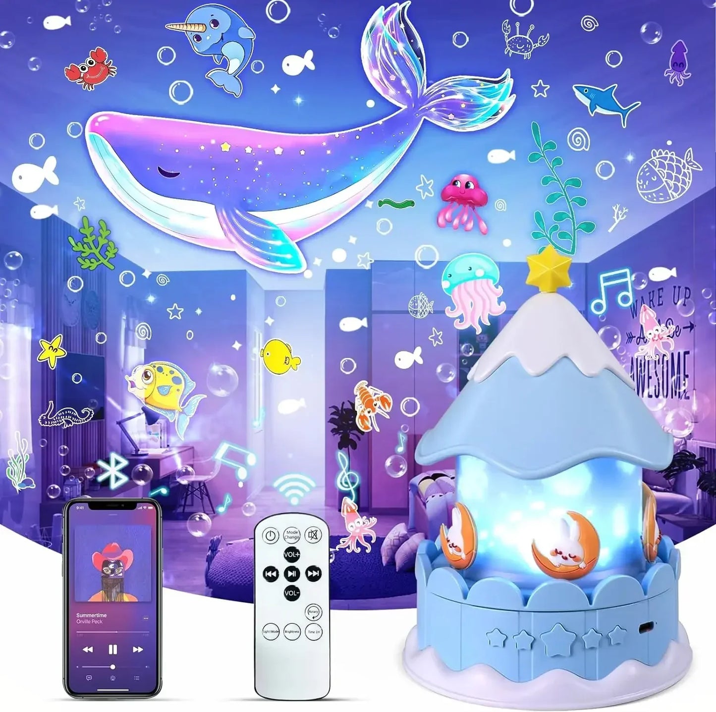 Kids Night Light Projector