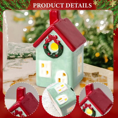 Ceramic Christmas Village House Decoration