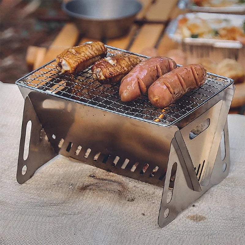 Foldable Portable Mini BBQ Set