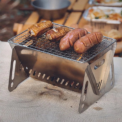 Foldable Portable Mini BBQ Set