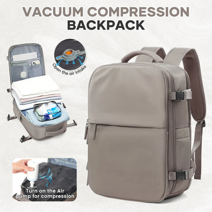 Air Vacuum Compressed Travel Backpack