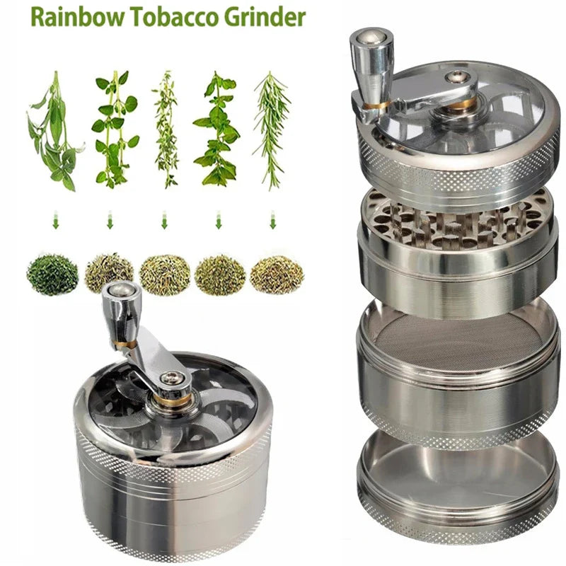 4-Layer Metal Herb & Spice Crusher