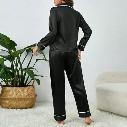 Soft Silk Pajamas Set