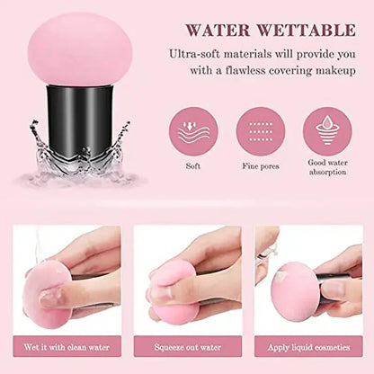 Mushroom head makeup sponge, view 4