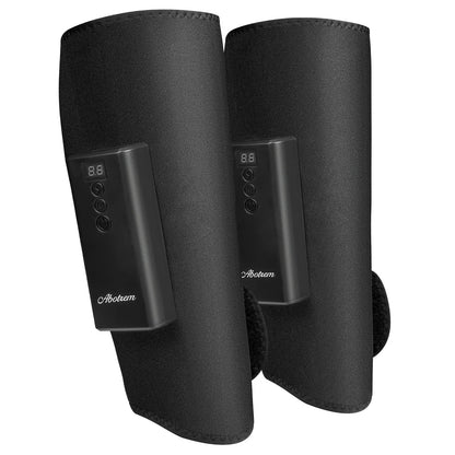 Heated calf pressure massager