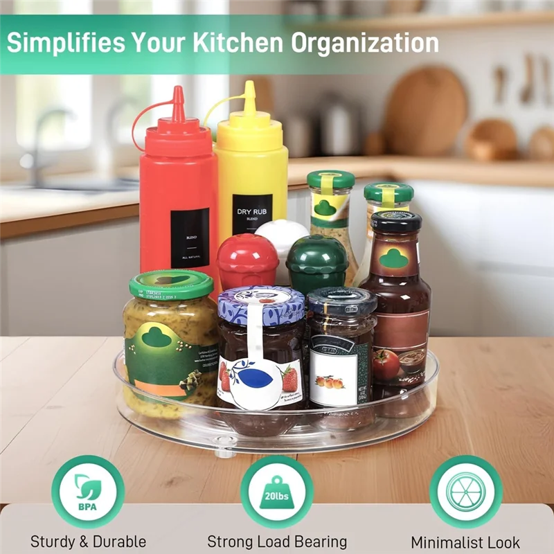 '-Non-Skid Fridge Organizer Organizer