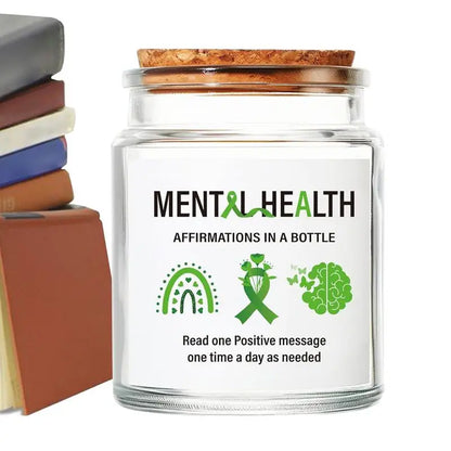 Mental Health Affirmation Messages Jar