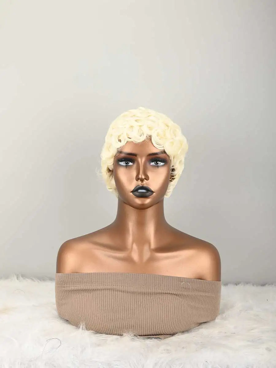Short Pixie Wigs for Black Women Short Black Curly