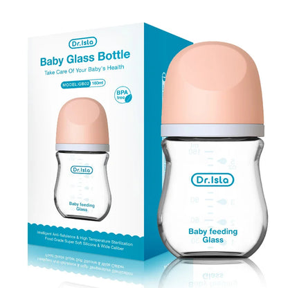 Wide-caliber Nursing Glass Bottles for new borns