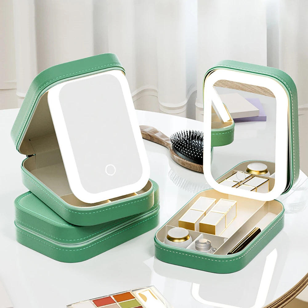 cosmetic Box with LED  Mirror