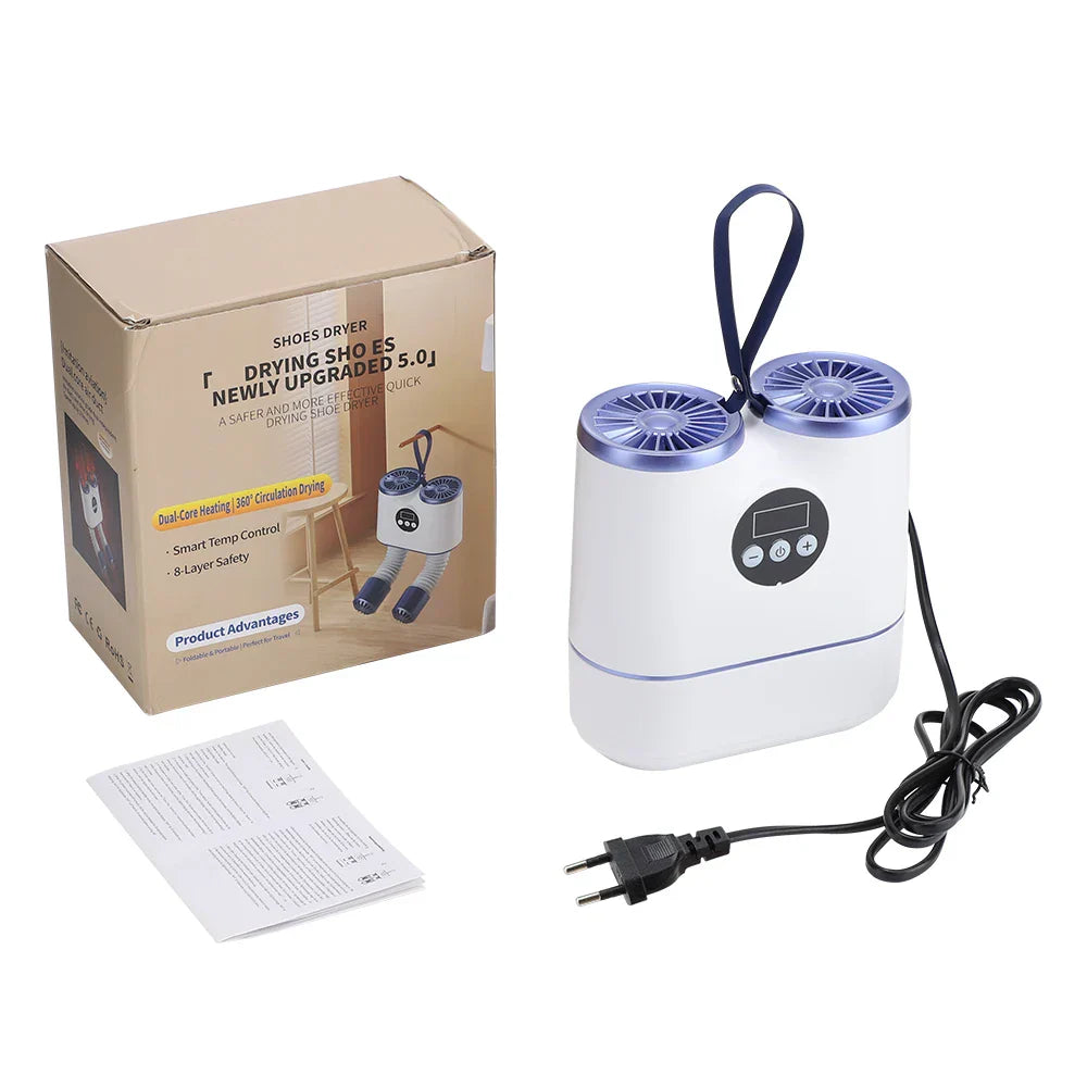 Shoe Dryer Intelligent Timer Adjustable Dryer
