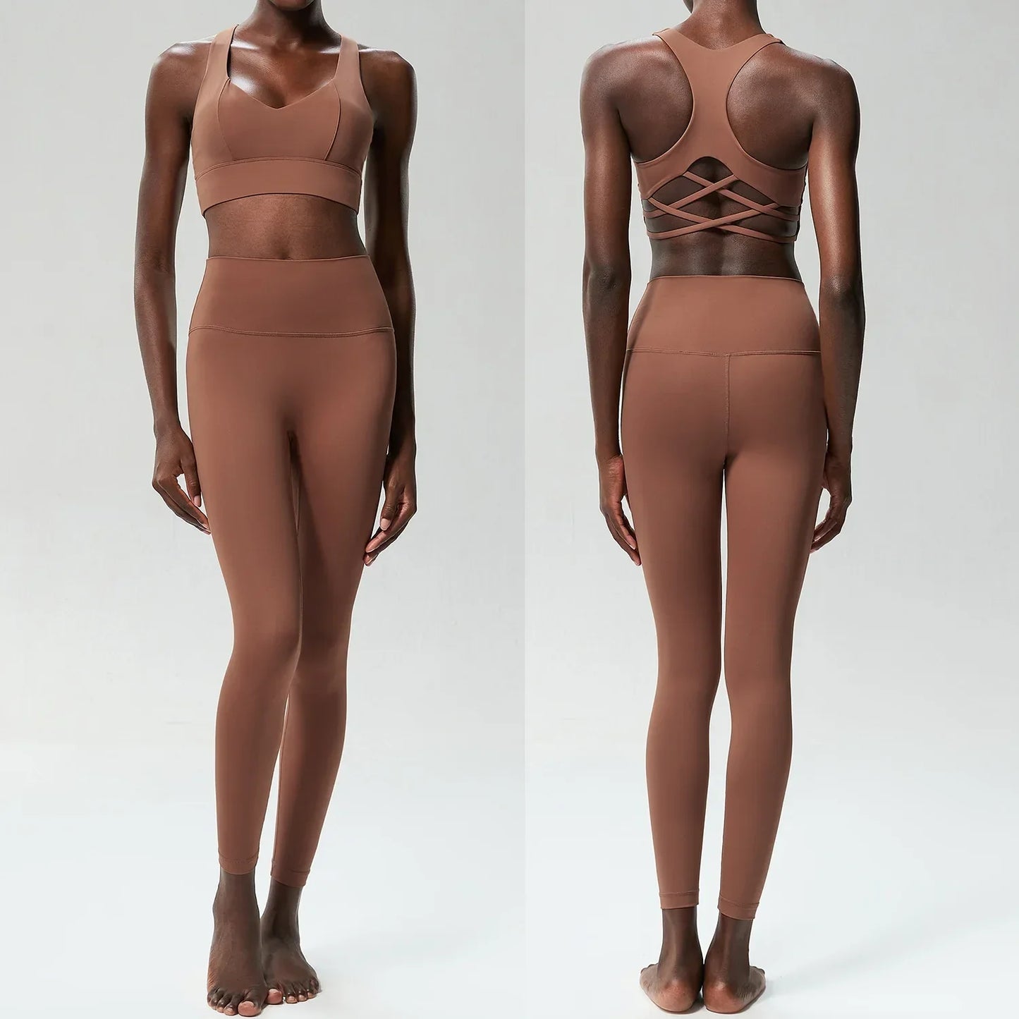 Two Pieces Buttery Soft Gym Suit