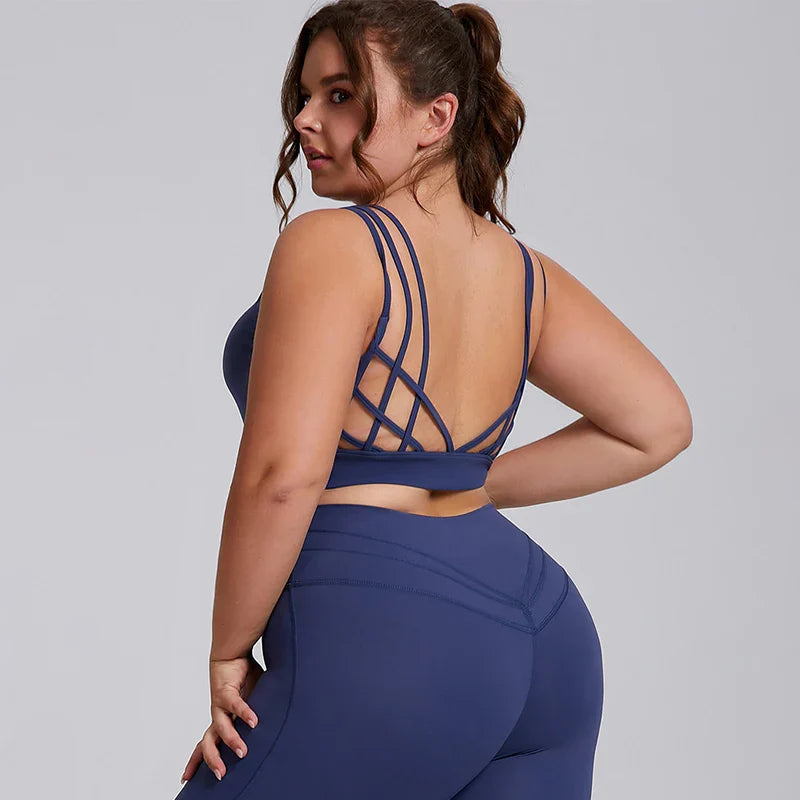 Plus Size High Stretch Yoga Leggings - MONLANE