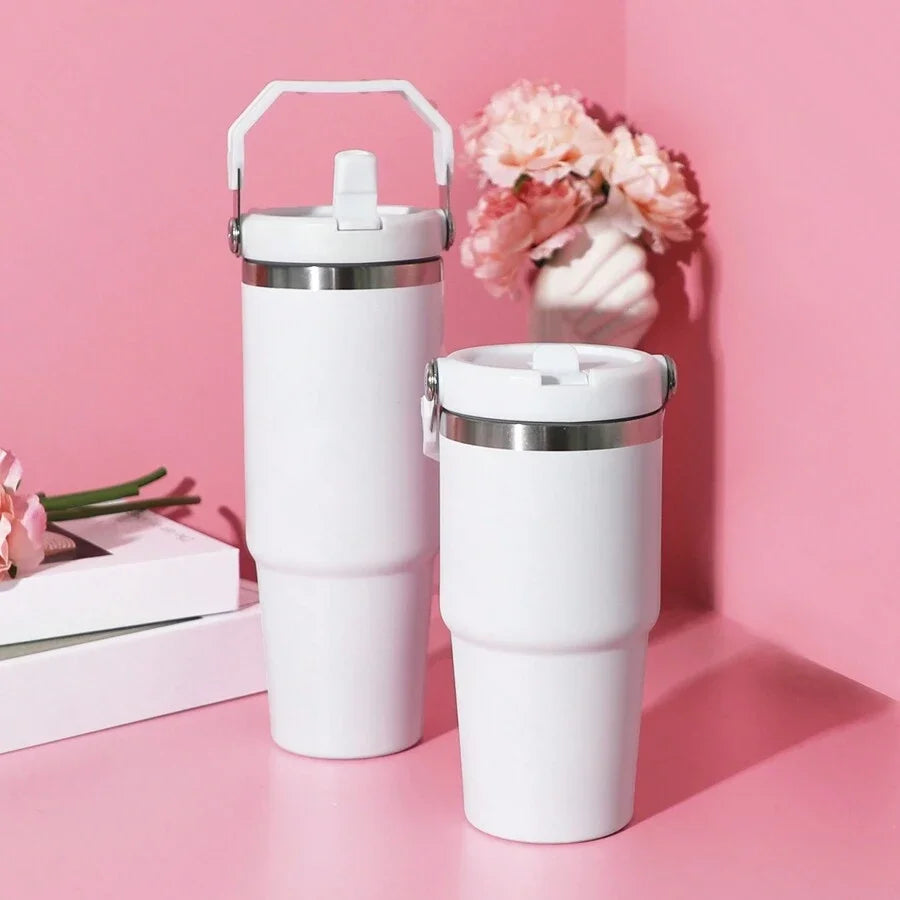 1pc Vacuum Tumbler with Lid
