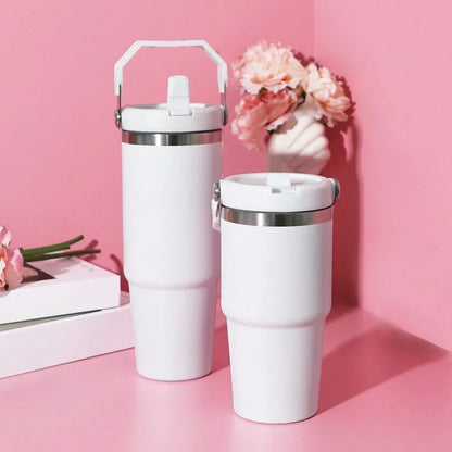 1pc Vacuum Tumbler with Lid